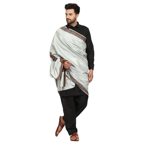 Men's Woven Acrylic Shawl
